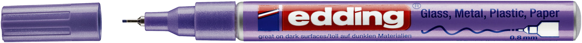 Edding 780 Lak Marker rond 0,8mm, Metallic Paars - 2