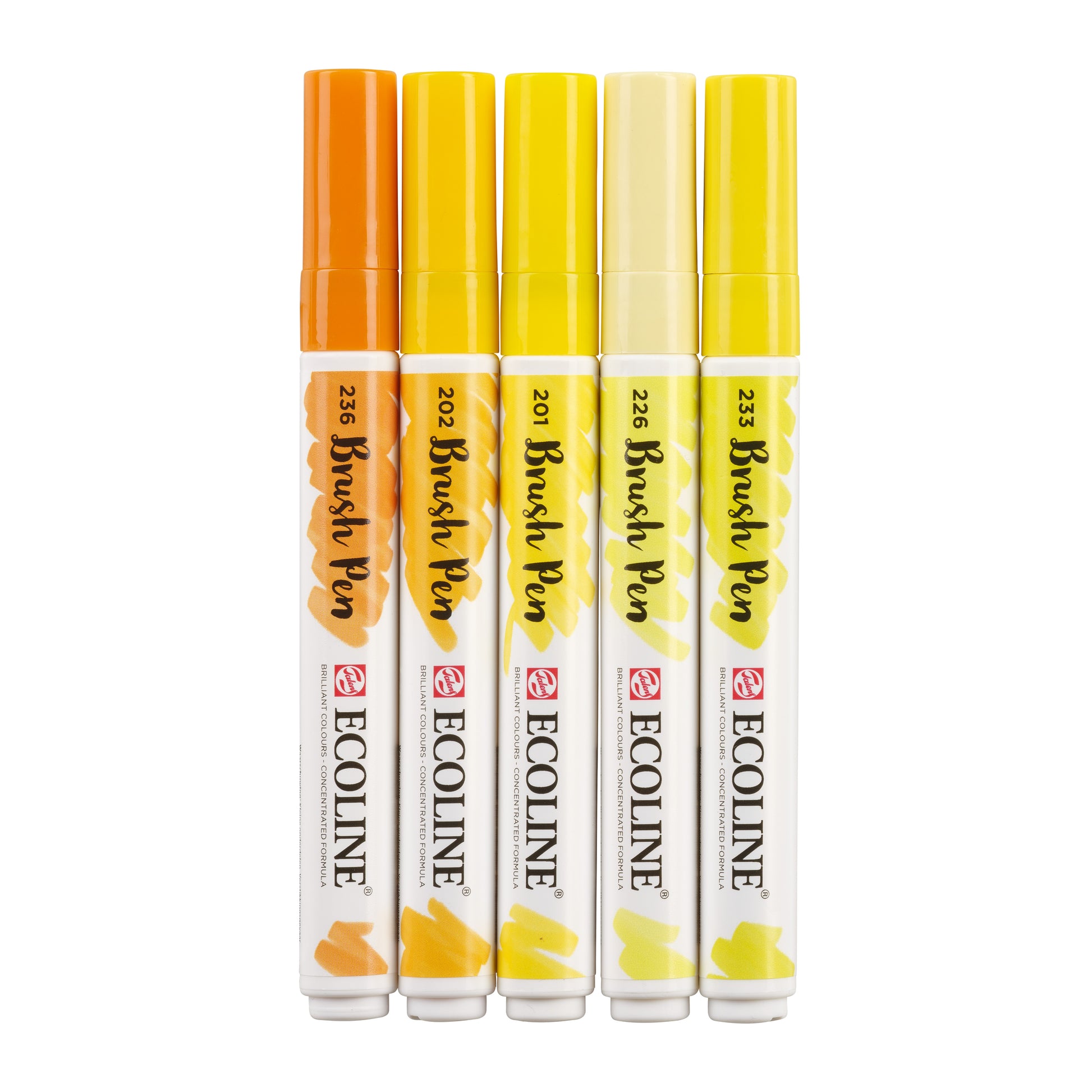 Talens Ecoline Set Geel 5 Kleuren