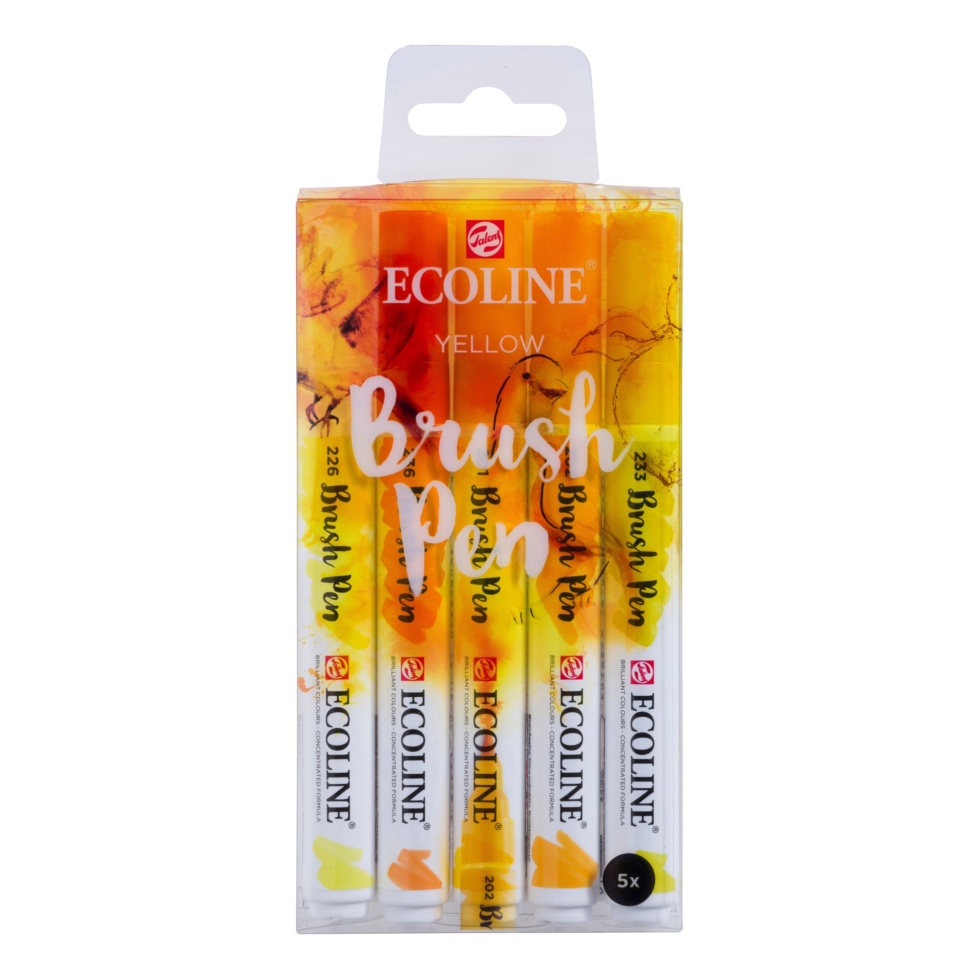 Talens Ecoline Set Geel 5 Kleuren - 3