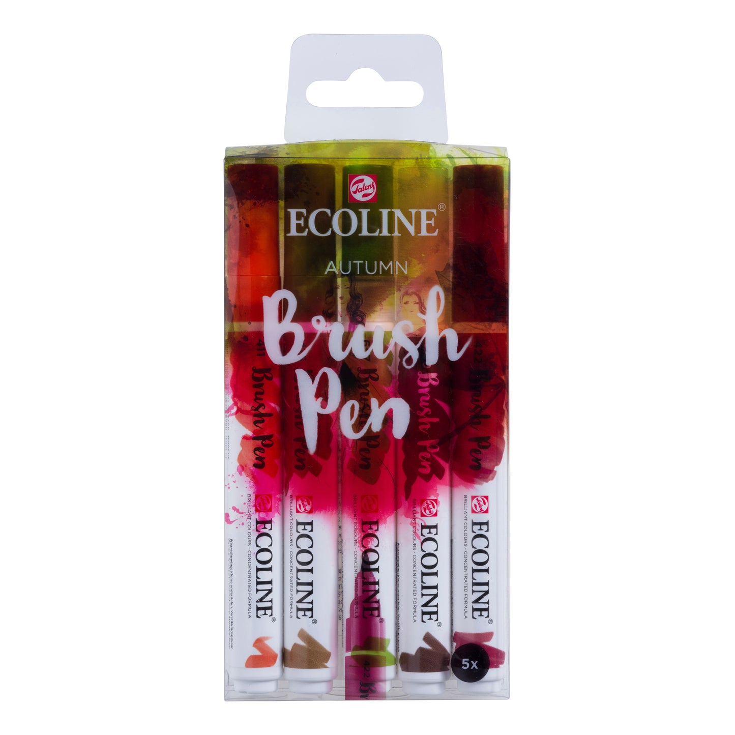 Talens Ecoline Brush Pen set herfstkleuren in etui - 3