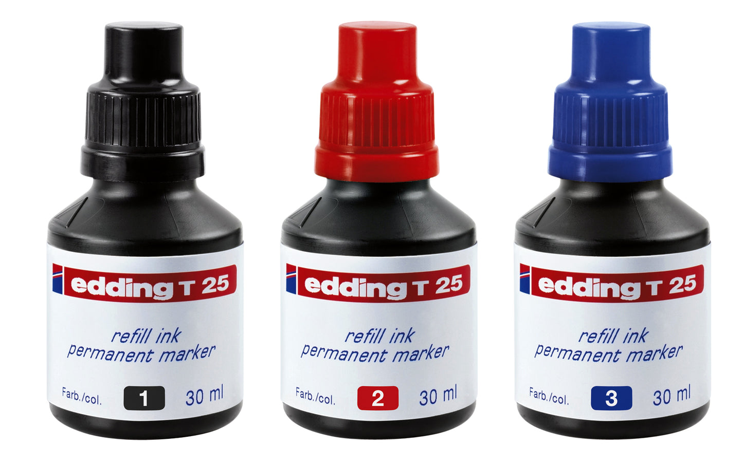 Viltstiftinkt edding T25 rood voor diverse toepassingen - 2