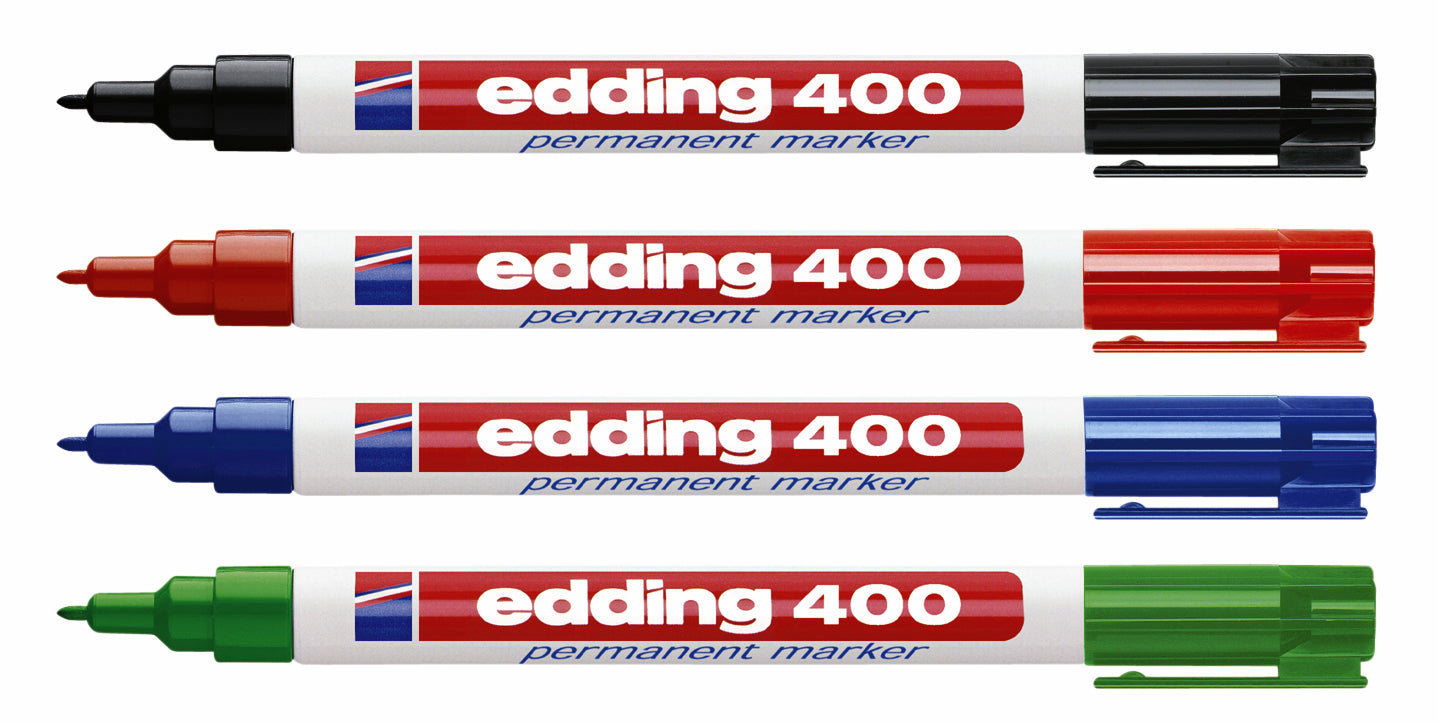 Viltstift edding 400 rond 1mm zwart