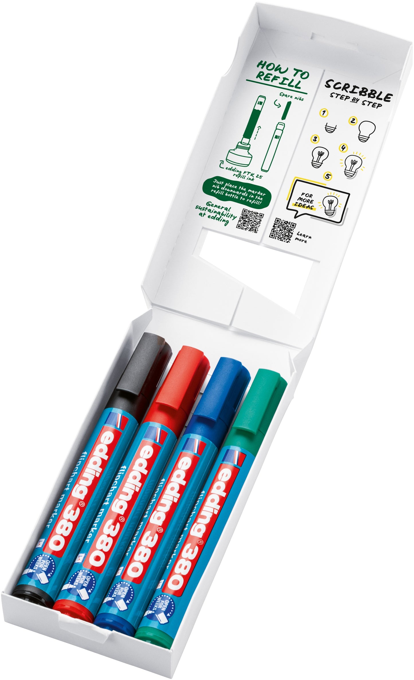 edding 380 Flipover Marker Rond 1.5-3mm Assorti