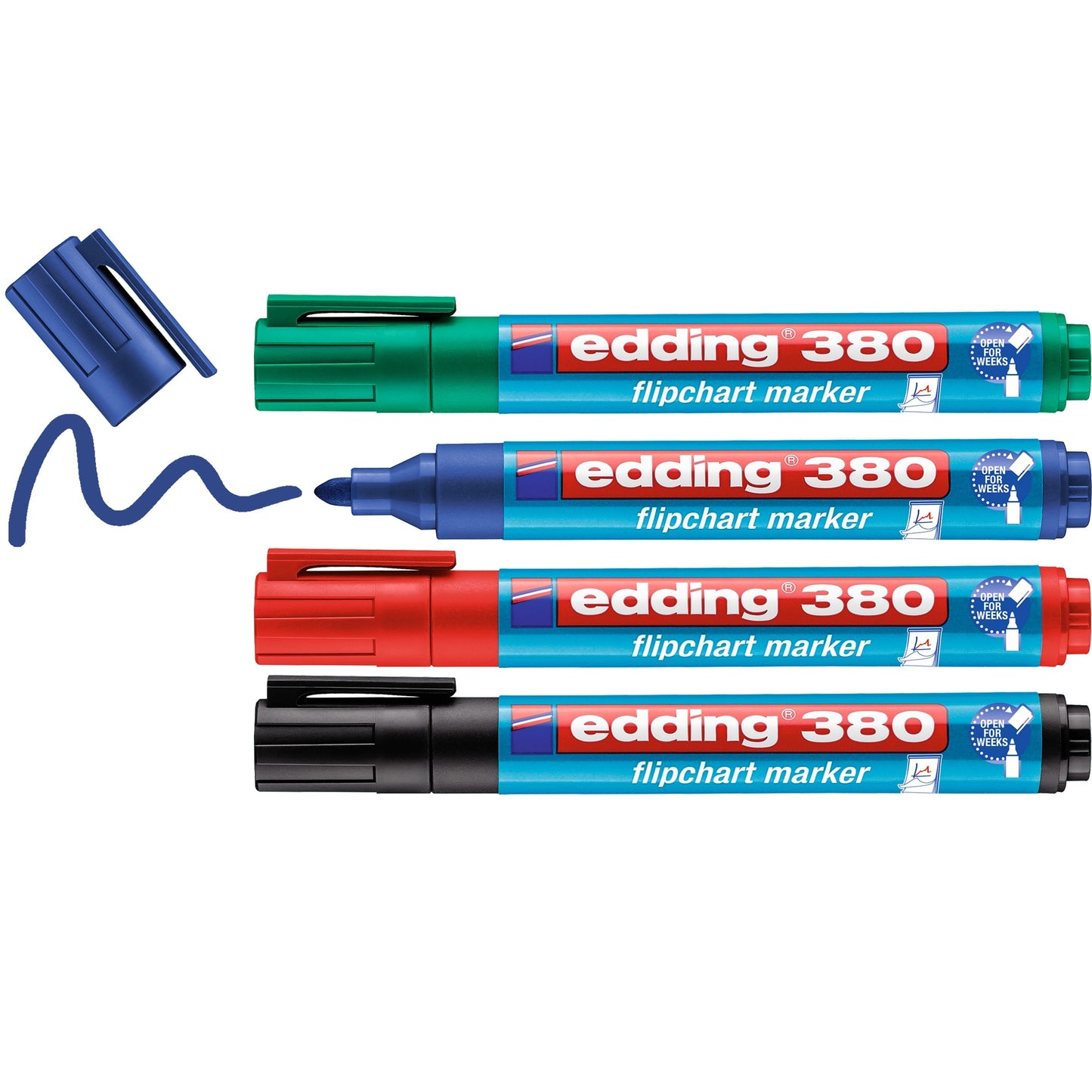 edding 380 Flipover Marker Rond 1.5-3mm Assorti - 2