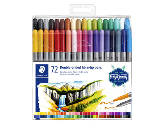 Kleurstift Staedtler dubbele punt fijn en ultrafijn
