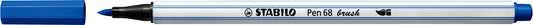 Stabilo Pen 68 Brush Nib in Donkerblauw voor Handlettering