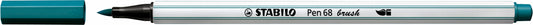Stabilo Pen 68/51 Turquoiseblauw Flexibele Penseelpunt
