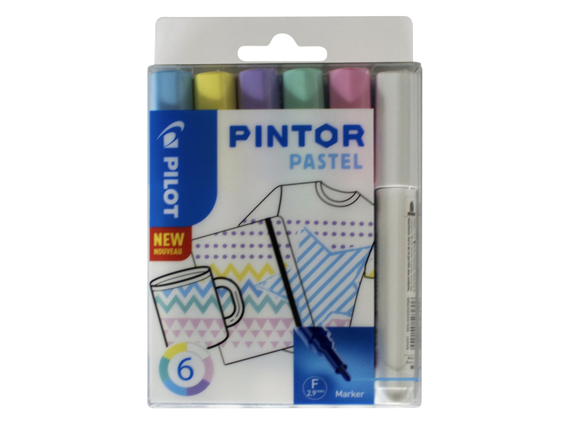 Verfstift PILOT Pintor Pastel F Assorti