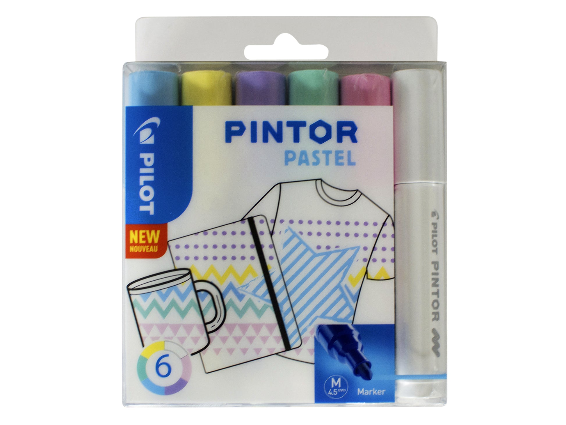 Pilot Pintor Pastel Viltstift M Assorti