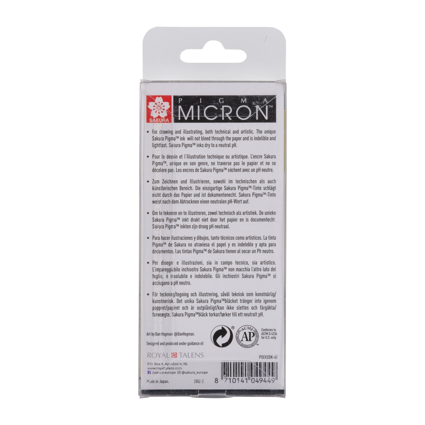 Sakura Pigma Micron Fineliner Assortiment Zwart - 2