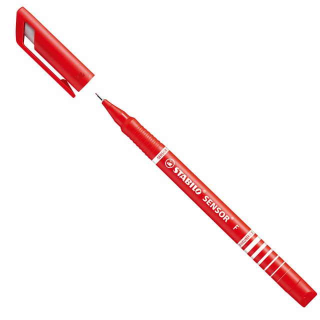 Fineliner STABILO Sensor 189/40 F Rood, 0,3mm - 2