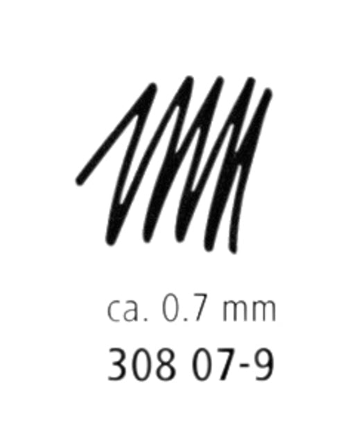 Fineliner Staedtler pigment 308/0,7 mm Zwart - 4
