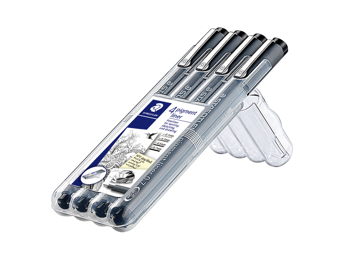 Staedtler pigment 308 F Fijnschrijver 0,1-0,7 mm Zwart - 2