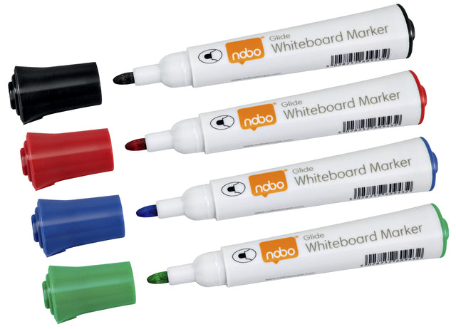 nobo whiteboard marker glide rond 3mm Assorti - 3