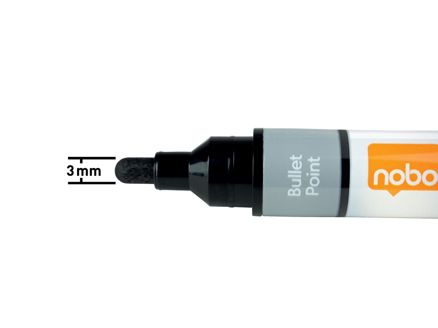 Nobo Liquid Ink Whiteboard Marker Rond 3mm Assorti - 4