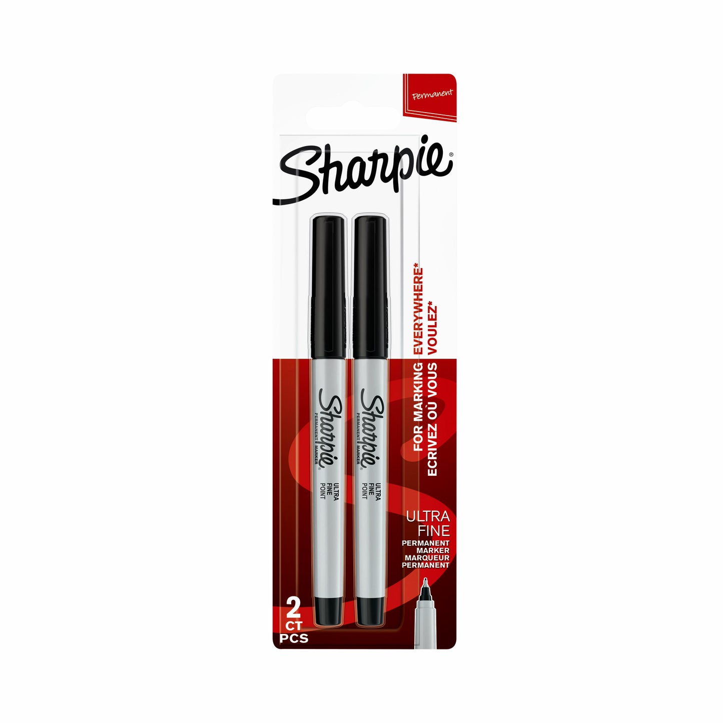 Sharpie UF ultrafijne permanent marker zwart - 2