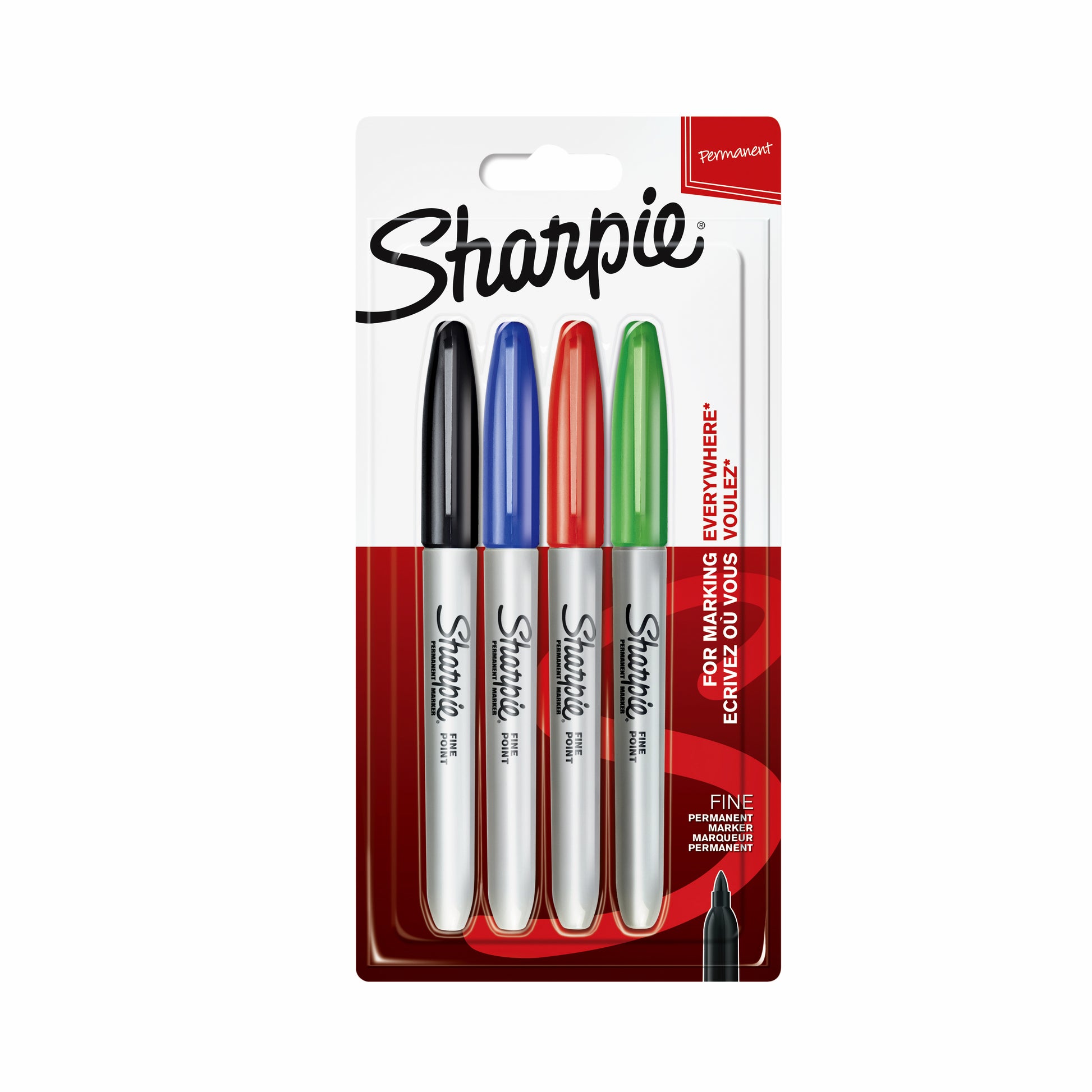 Sharpie F Permanent Marker Assorti 4 Stuks - 2