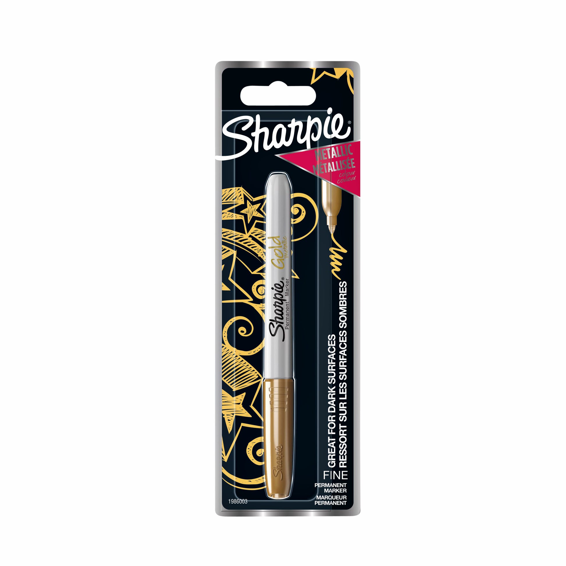 Sharpie Metallic Gold permanent marker 2-4mm rond - 2