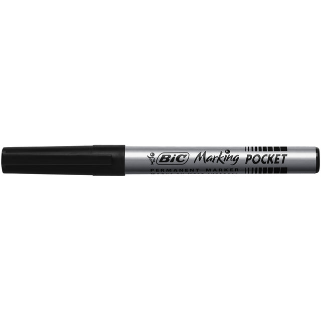 Viltstift Bic 1445 ecolutions rond 1,1mm zwart - 4