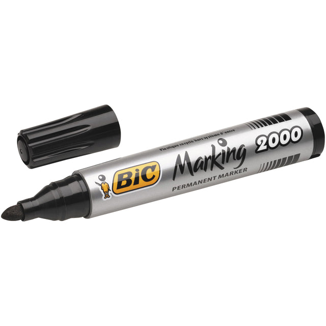 Viltstift Bic 2000 ecolutions rond L zwart - 3