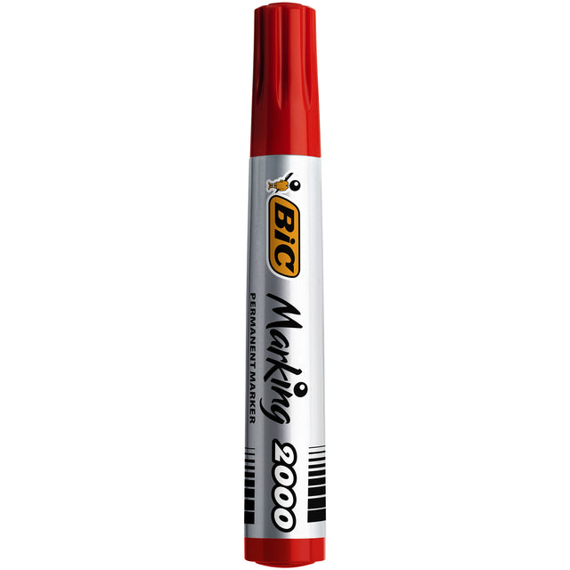 Viltstift Bic 2000 ecolutions rond 1,7mm rood - 5