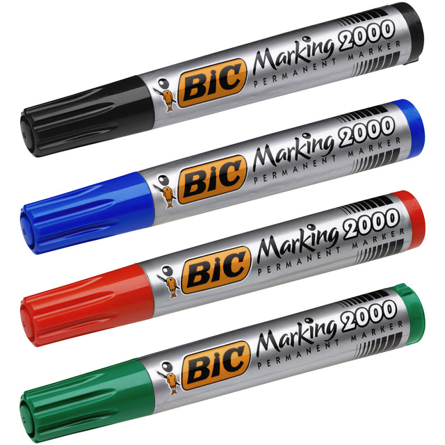 Viltstift Bic 2000 ecolutions rond 1.7mm blauw - 2