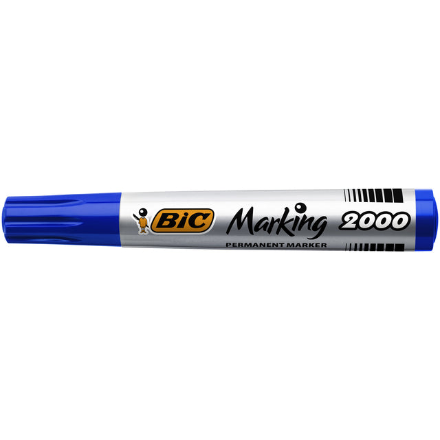 Viltstift Bic 2000 ecolutions rond 1.7mm blauw - 6