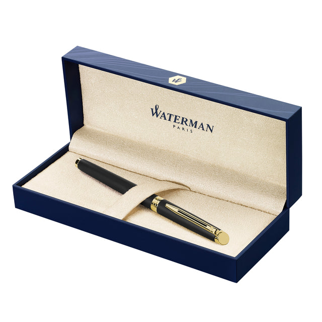 Waterman Hemisphère GT F mat zwart rollerpen
