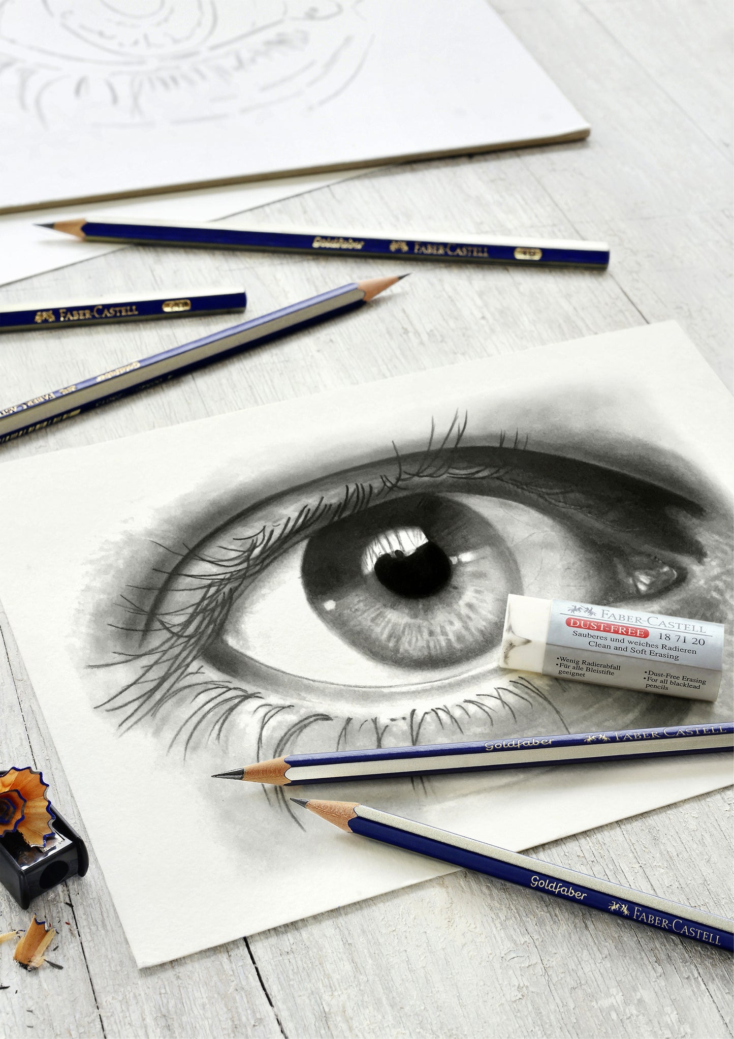 Faber-Castell GF 6-delige potloodset - Hardheden HB tot 6B - 2