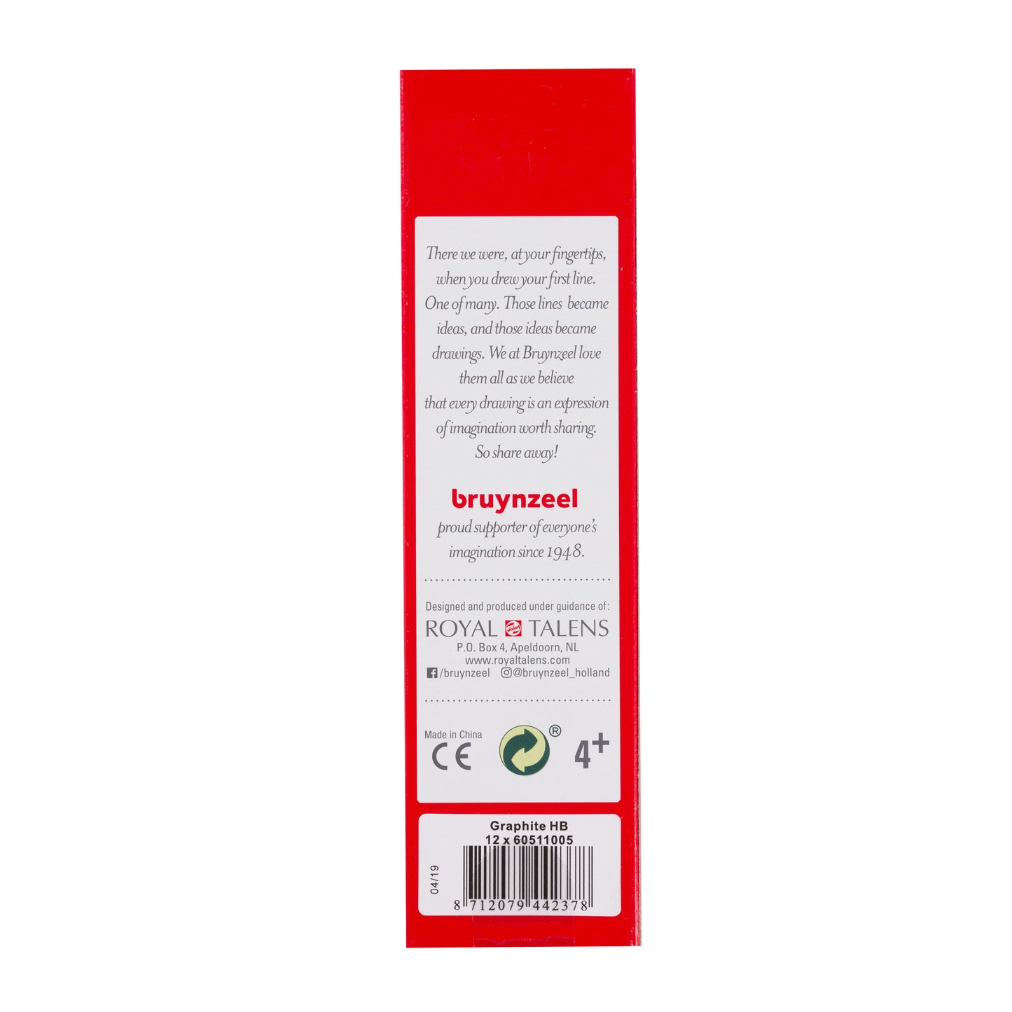 Potlood Bruynzeel 1605 HB - Vervaardigd uit verantwoord hout - 3