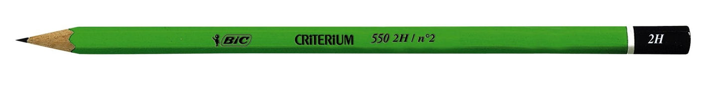 Potlood Bic Criterium 550 2H - Zeskantig grafietpotlood