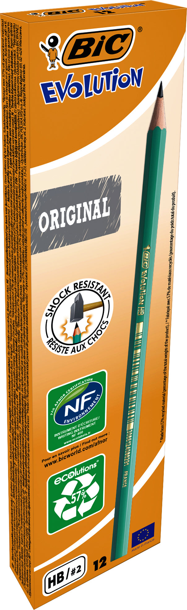 BIC Evolution EcoLutions HB 0.7mm Houtvrij Grafietpotlood