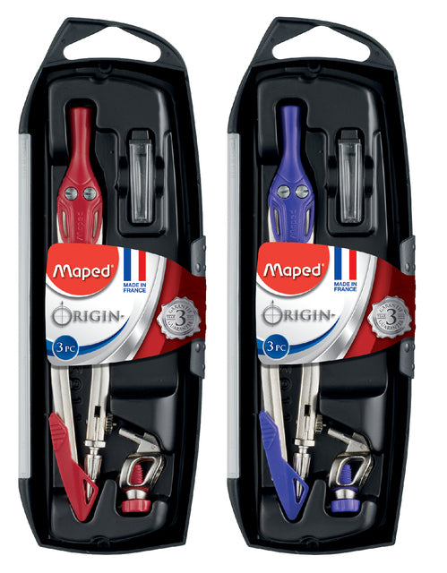 Maped Origin 3-delige passer set in display (10 stuks) assorti - 2
