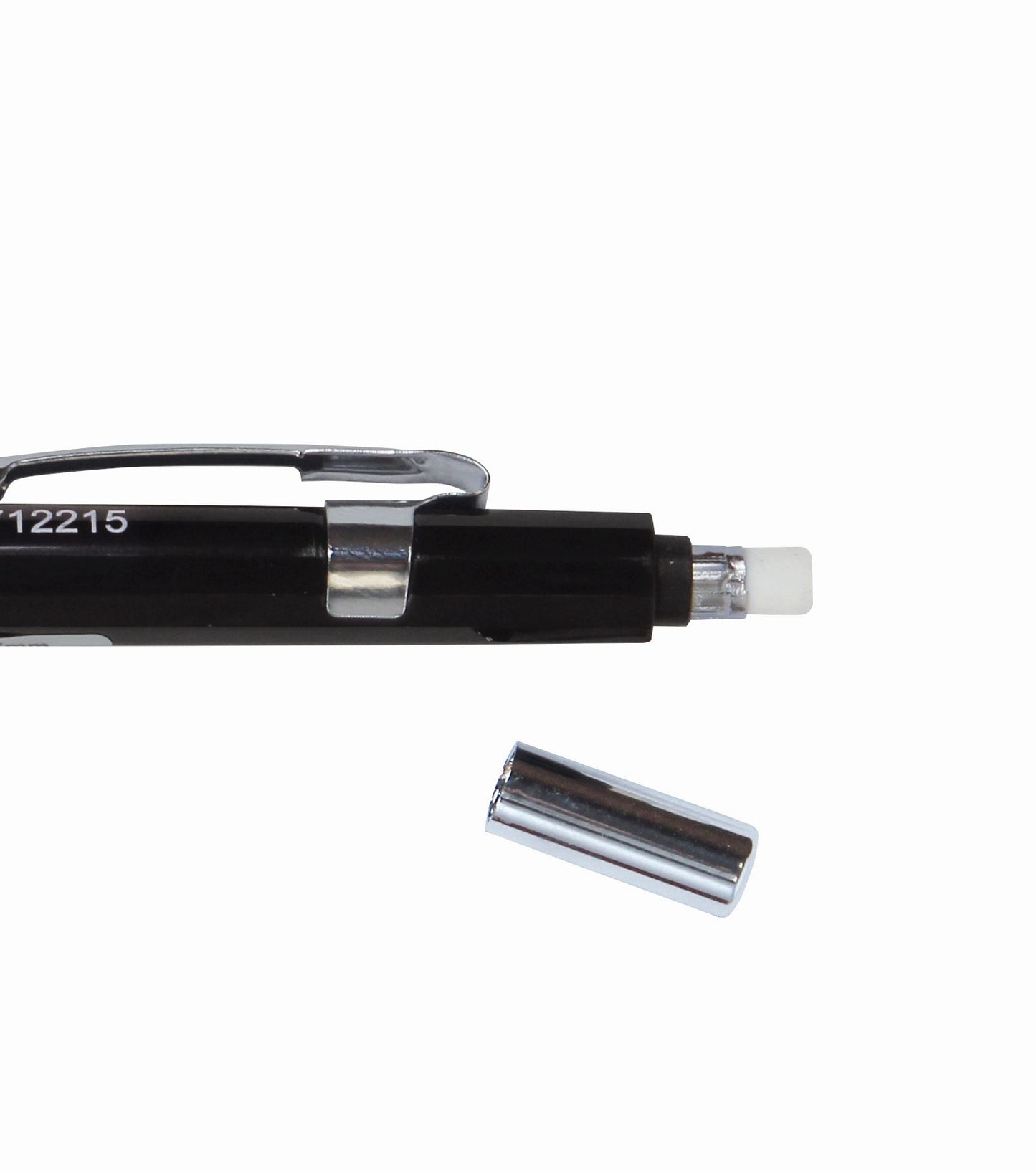 Quantore vulpotlood 0,5 mm met grip en gum, zwart