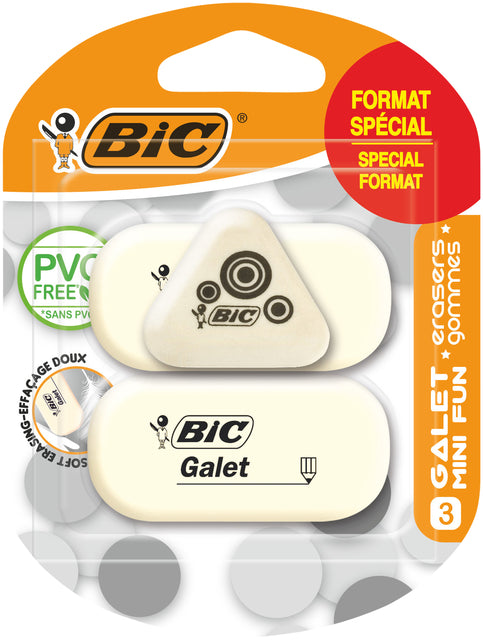 BIC Galet PVC-vrije Gum in 3 Formaten