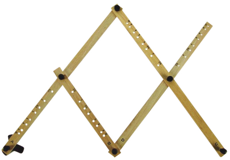 Pantograaf Rumold P4 hardhout 34cm