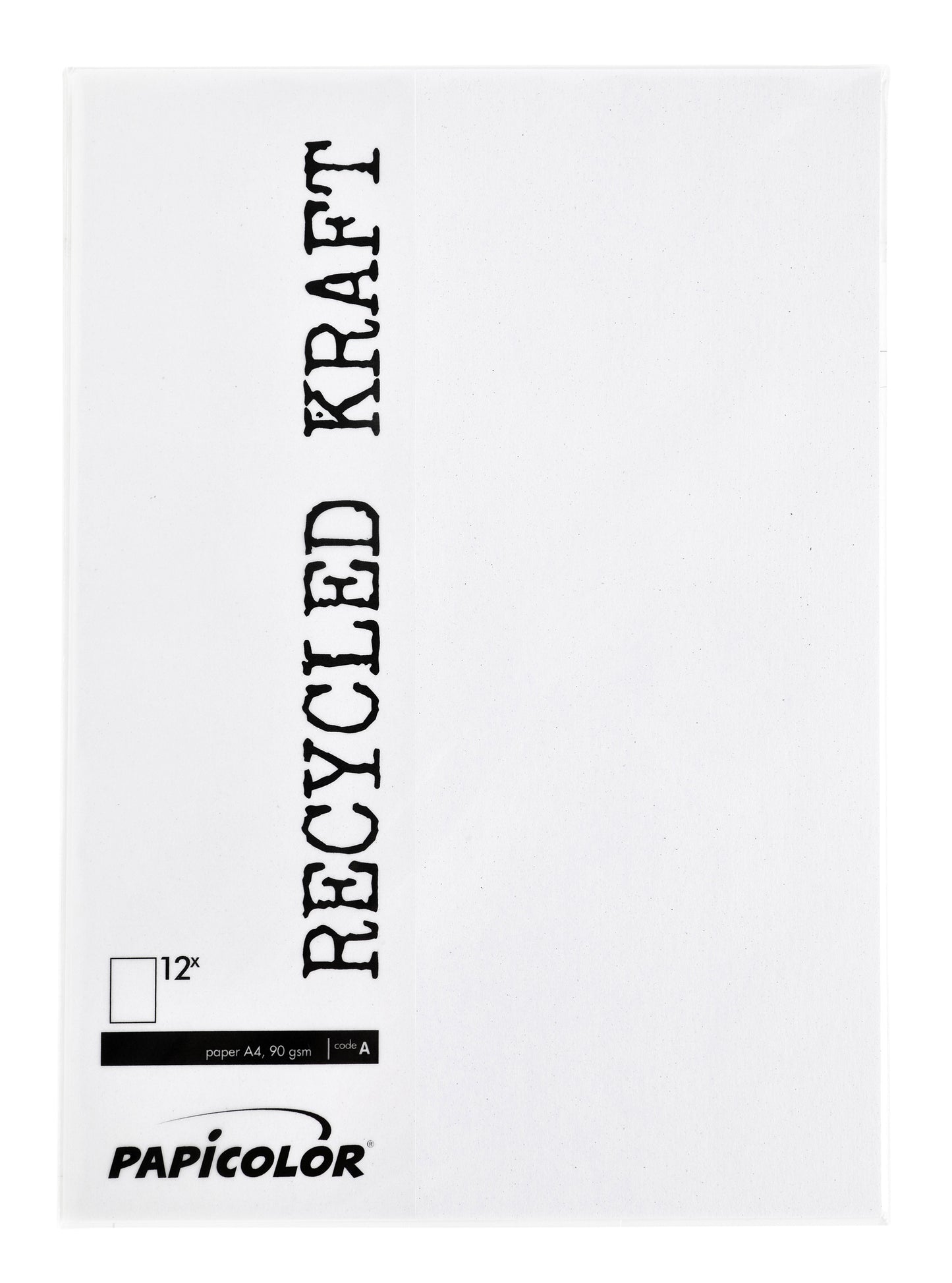 Kraftpapier Papicolor A4 90gr Wit, Gerecycled voor Diverse Toepassingen - 2