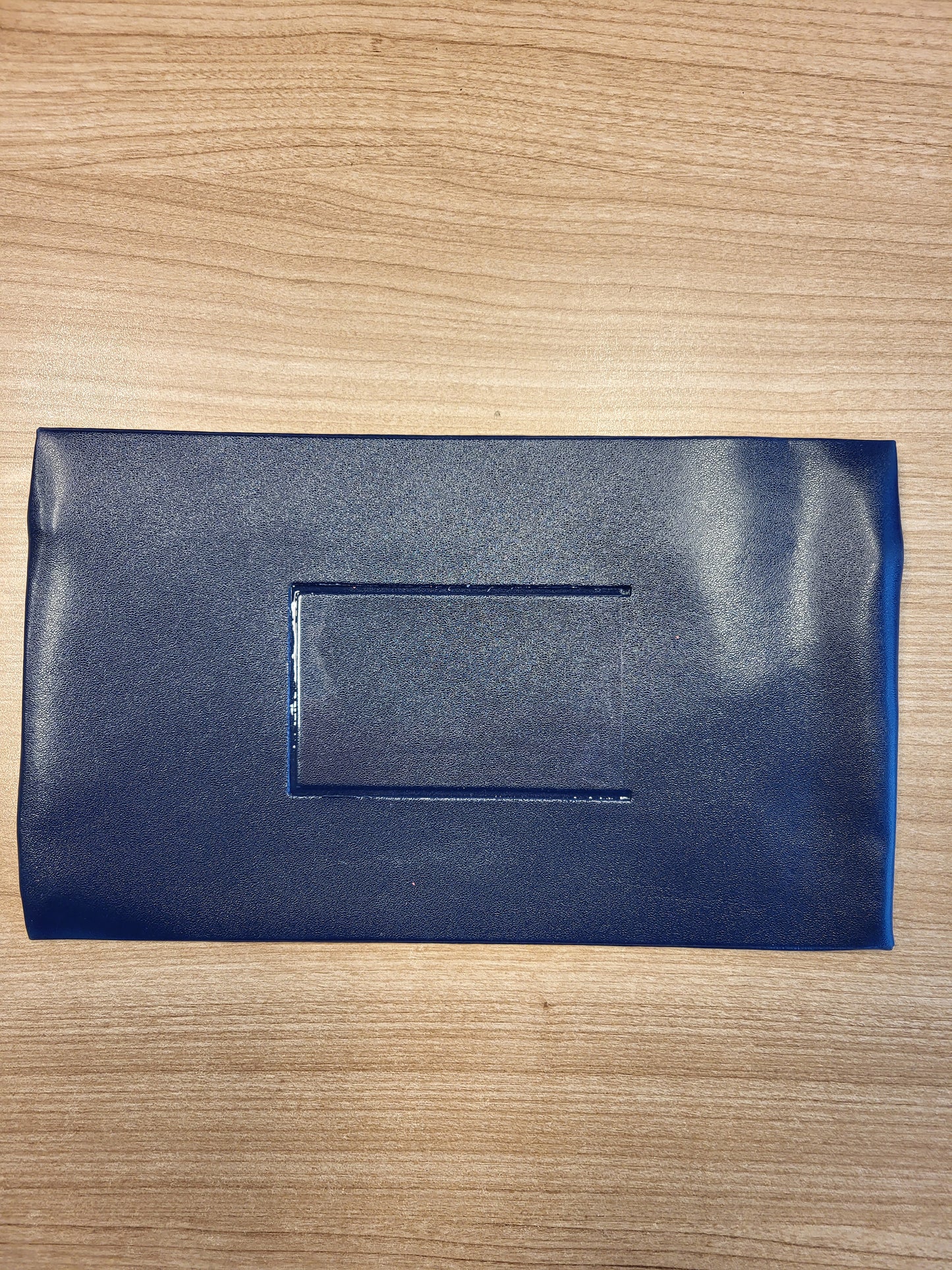 Schooletui 15x26cm met rits skai donkerblauw - 2