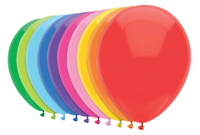 Ballonnen gekleurd, set van 20 stuks, 30 cm