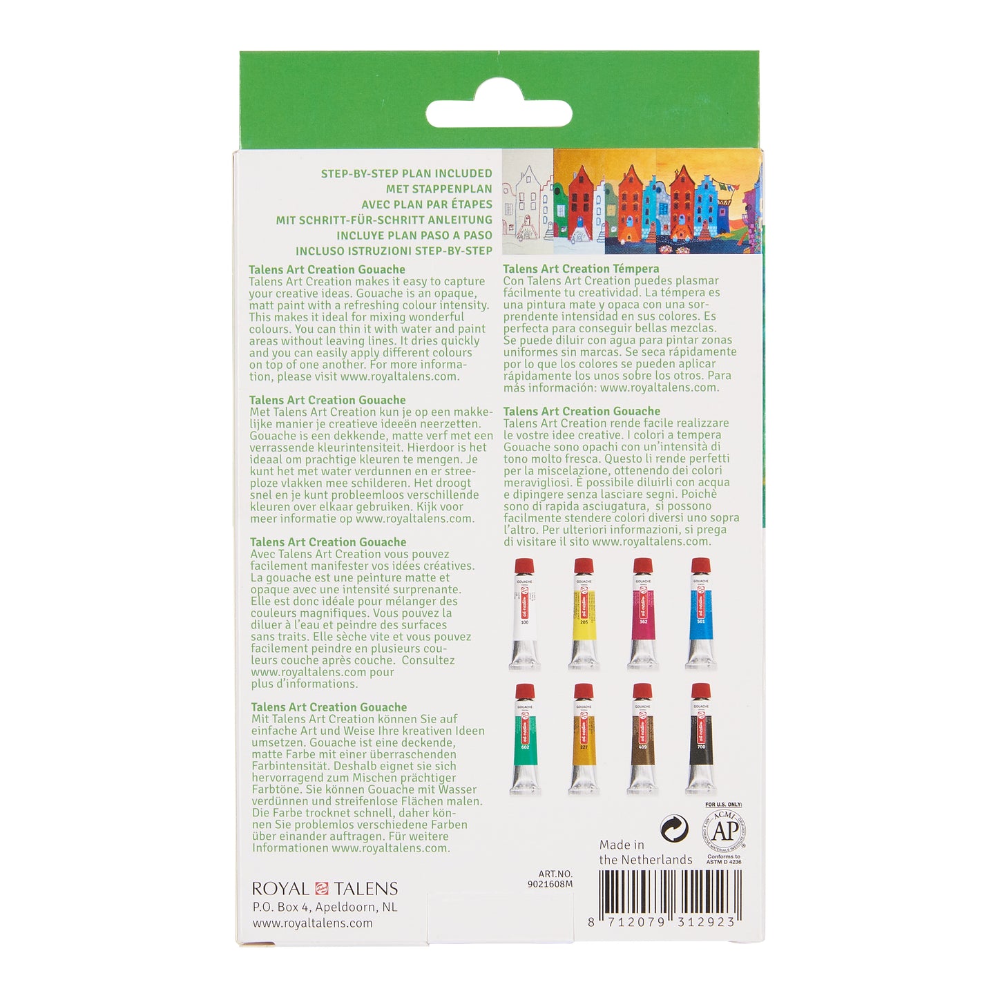 Talens Art Creation Gouache Verf Assorti 12ml Tubes - 2
