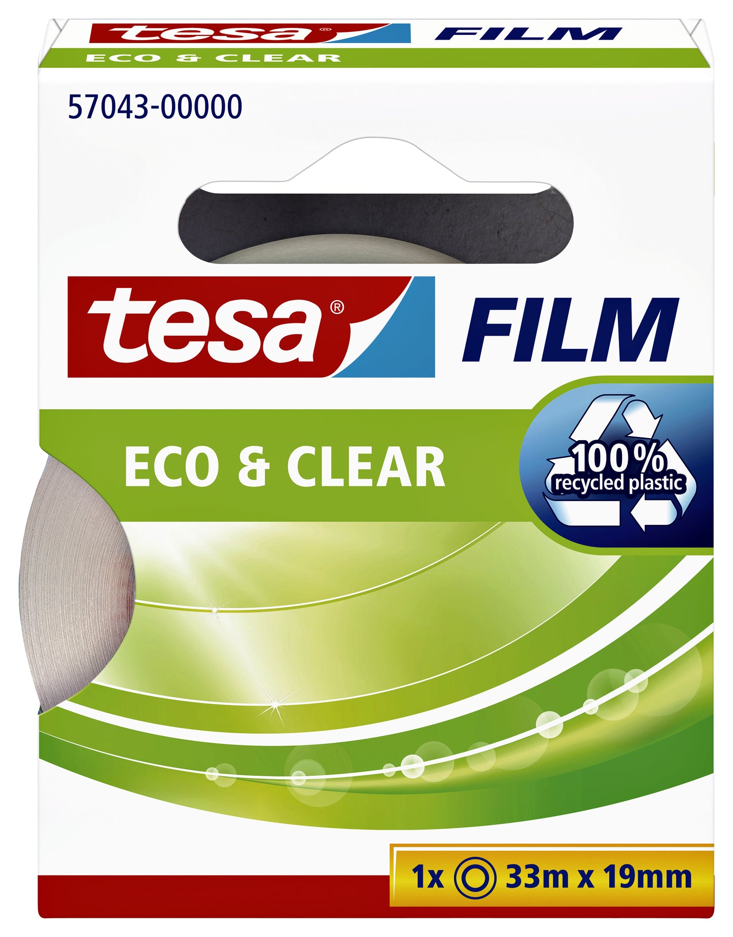 Plakband Tesafilm Eco 33mx19mm transparant - 2
