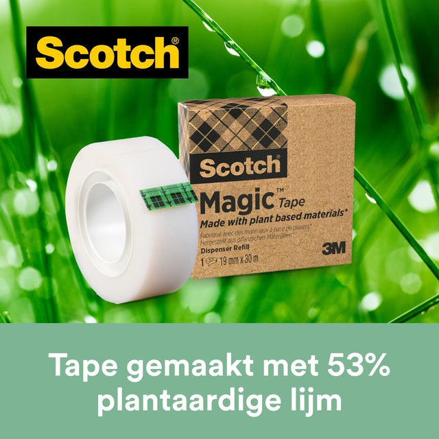 Scotch Magic 900 Plakband 19mm x 30m, Onzichtbaar Mat - 2