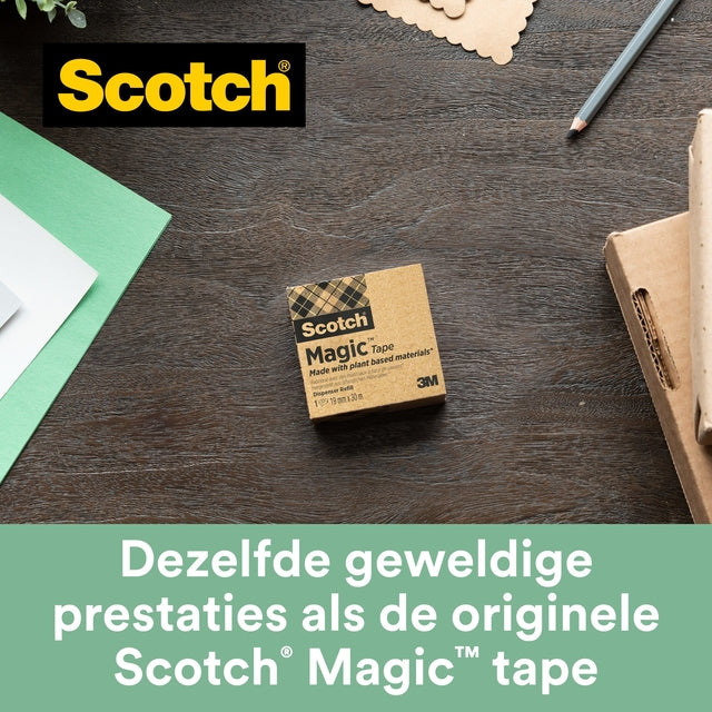 Scotch Magic 900 Plakband 19mm x 30m, Onzichtbaar Mat - 3