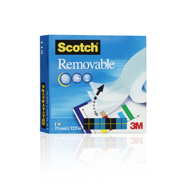 Onzichtbaar Scotch® Magic 811 plakband, 19 mm x 33 m