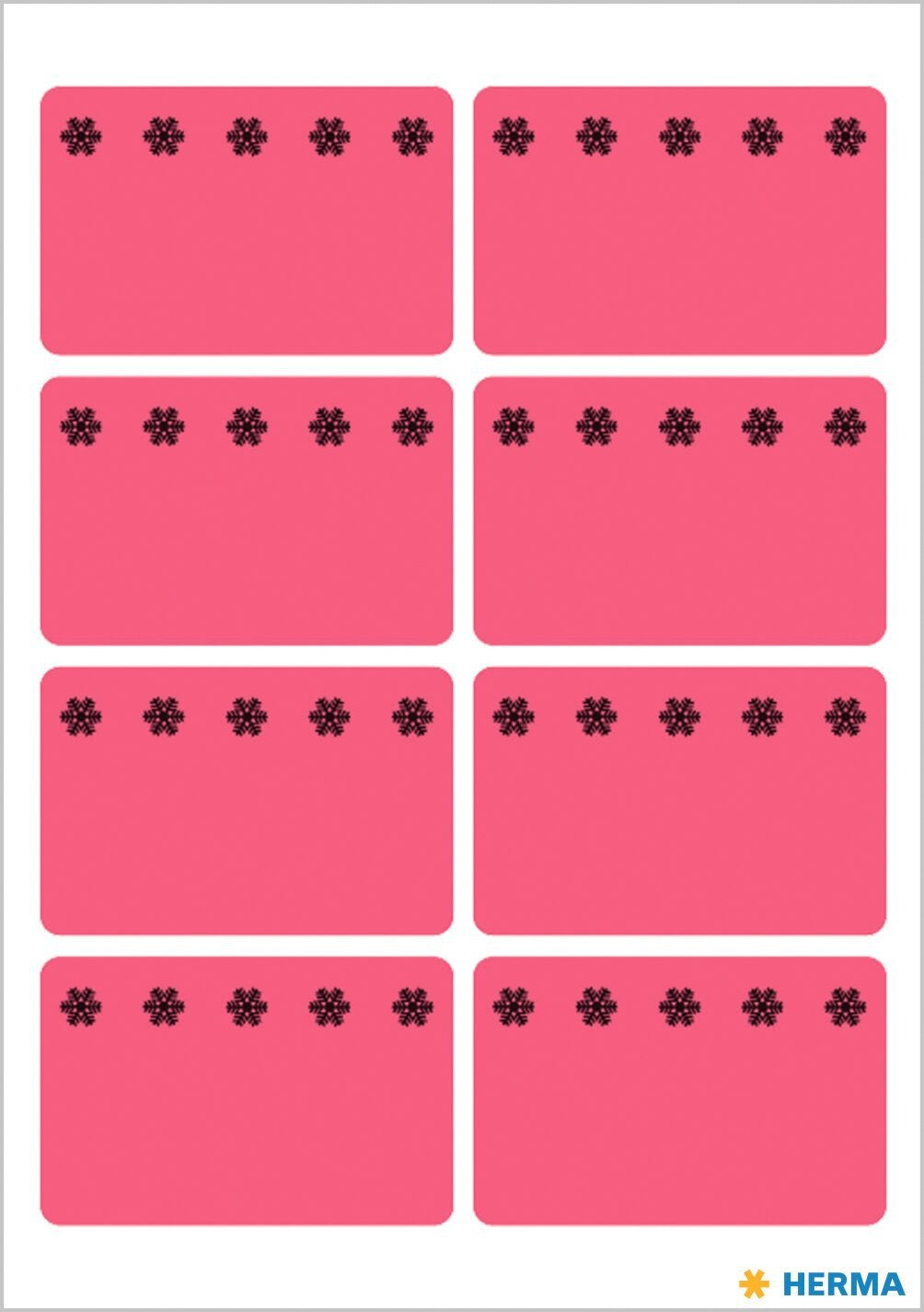 HERMA Diepvries Rood Etiket 26x40mm (48 st.) - 2