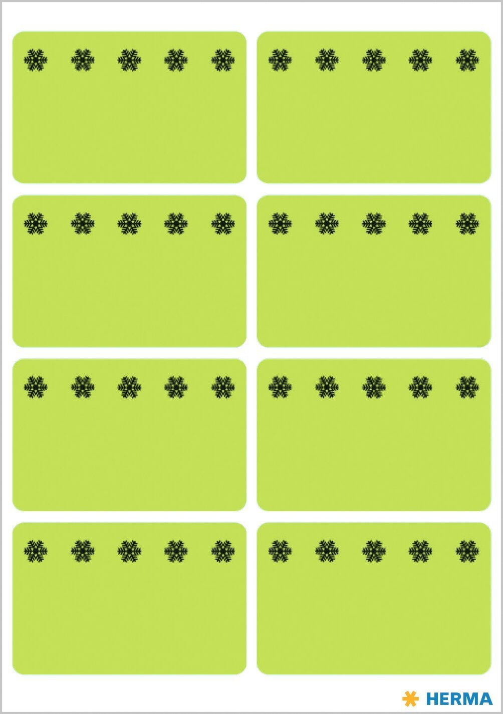 Herma 3775 26x40mm diepvriesetiketten groen (48 stuks) - 2