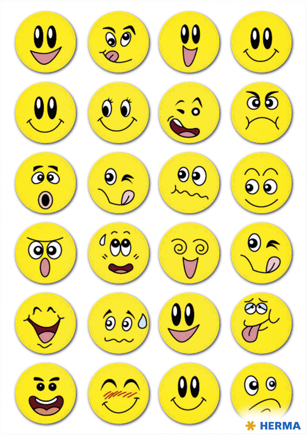 HERMA 3657 Smiley met wiebeleffect zelfklevende etiketten