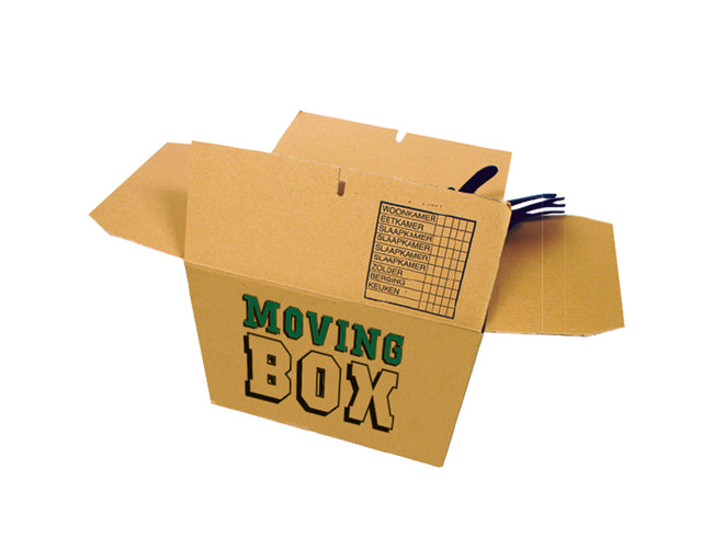 Verhuisdoos CleverPack bedrukt 480x320x360mm 25 stuks