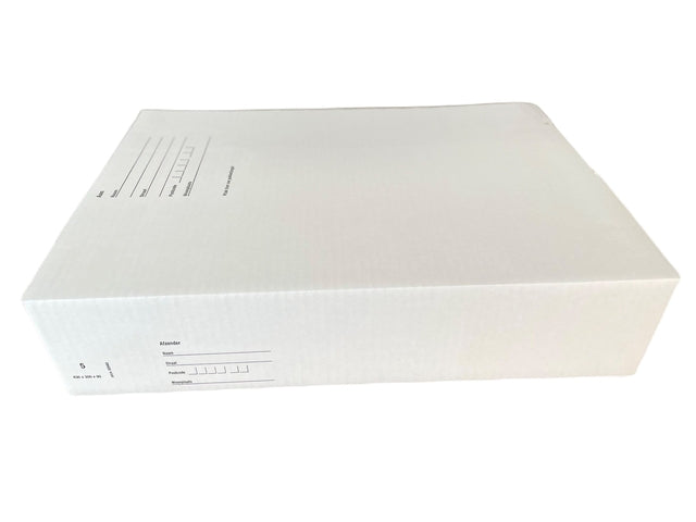 Postpakketbox IEZZY 5, 430x300x90mm, wit, snel te monteren - 2