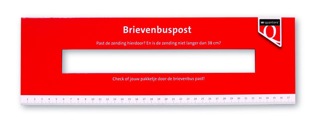 Brievenbus Tester voor Pakketafmetingen
